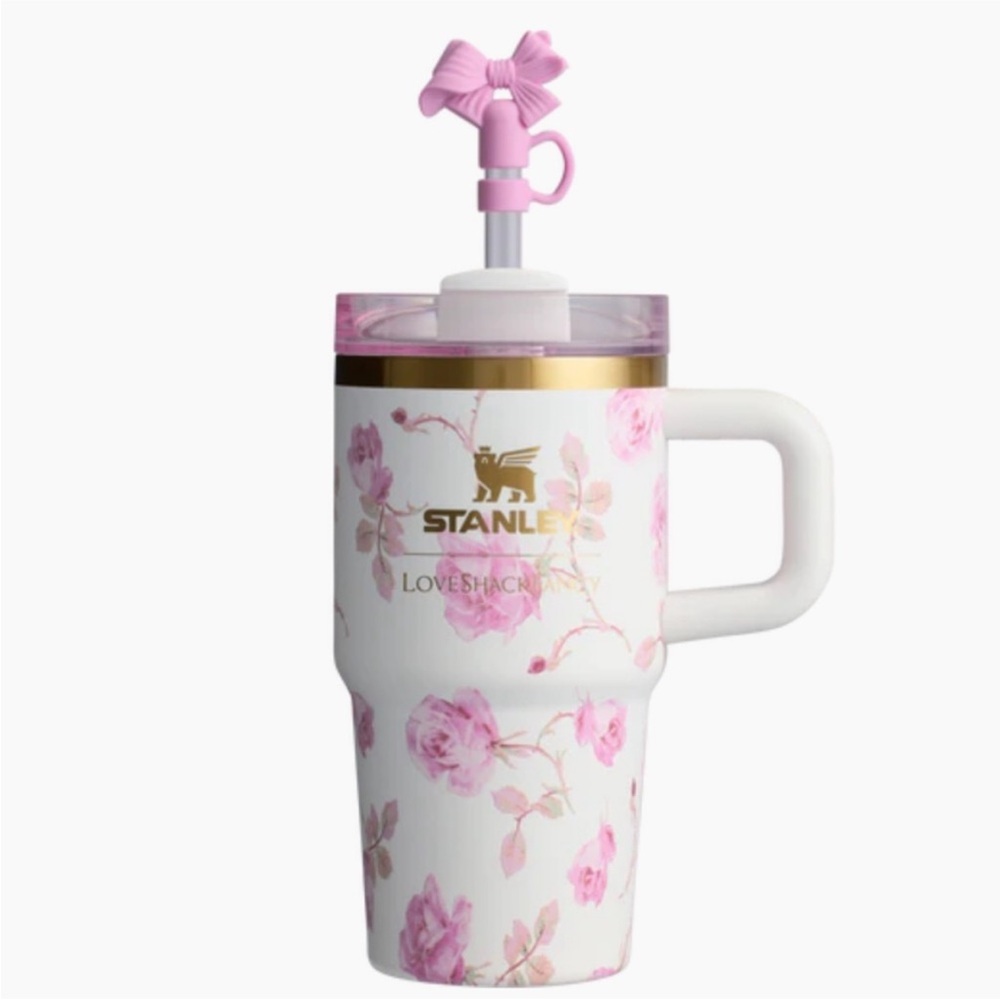 NWT Stanley x Love Shack Fancy Collab 20oz Ribbon Rose Tumbler